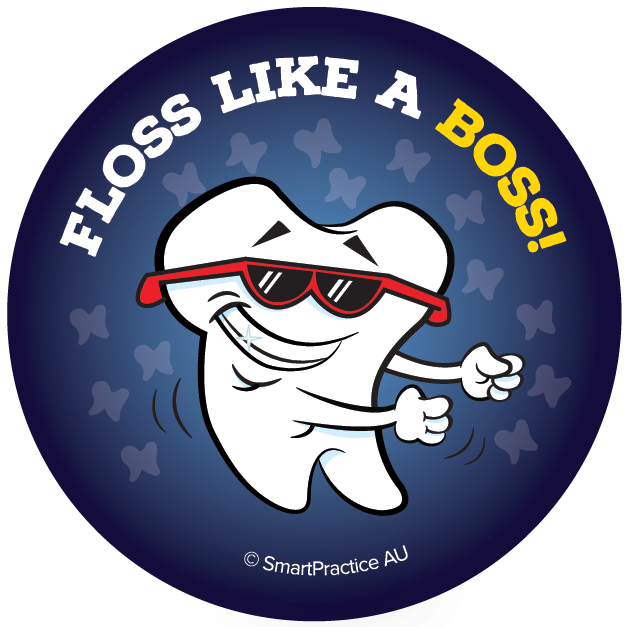 Floss Like a Boss Stickers (100pk)