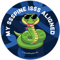 My Spine is Aligned Stickers (100pk)