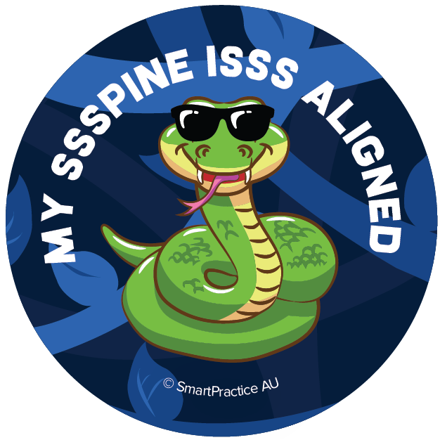 My Spine is Aligned Stickers (100pk)