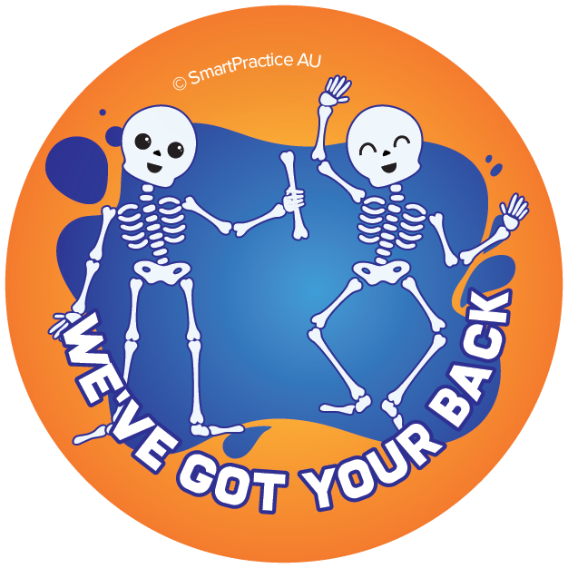 We've Got Your Back Stickers (100pk) – Smart Practice Australia