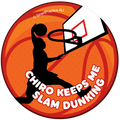 Chiro Keeps Me Slam Dunking Stickers (100pk)