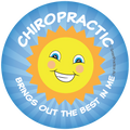Chiropractic brings out the best in me Stickers (100pk)