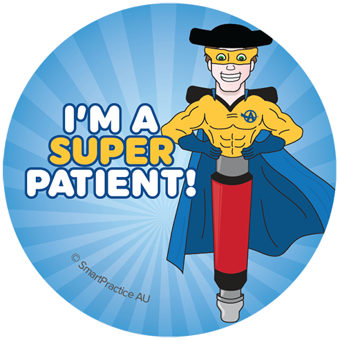 I'm a super patient Stickers (100pk)