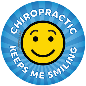 Chiropractic Keeps me Smiling Stickers (100pk)