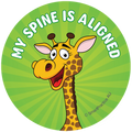 My Spine is Aligned Stickers (100pk)
