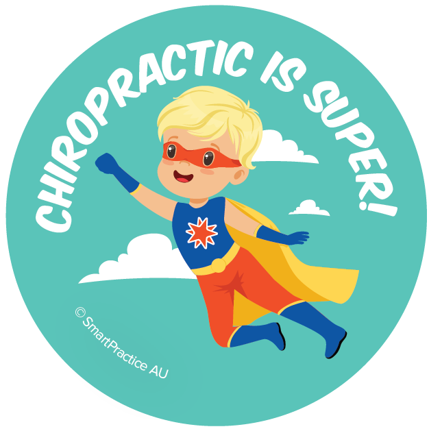 Chiropractic Superhero Sticker Assortment (100pk)