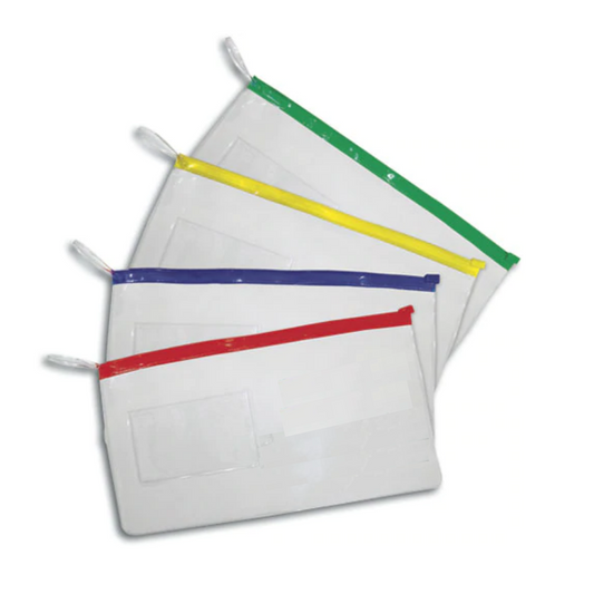 Large Zipper Pouches (Assorted colours)