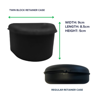 Large Retainer Case Matte Finish BPA FREE