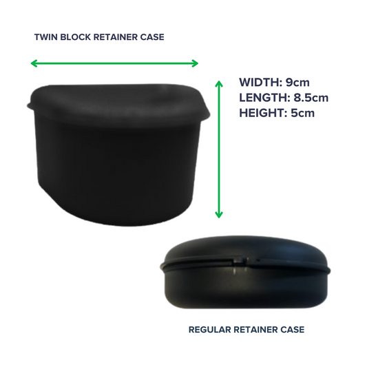 Large Retainer Case Matte Finish BPA FREE