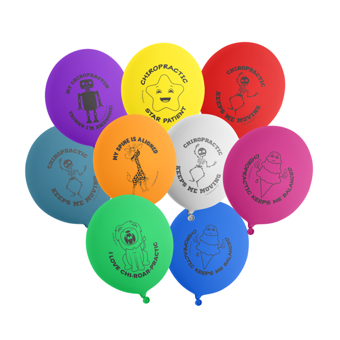 Chiropractic Balloons (Pack of 100)