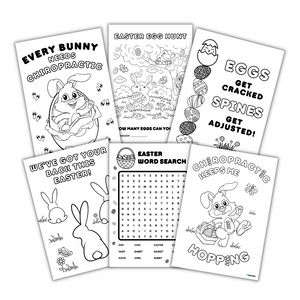 Chiropractic Easter Colouring in Sheets (60pk)