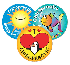 Assorted Chiropractic Temporary Tattoos (100pk)