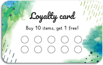 Modern Vibrance Loyalty Card