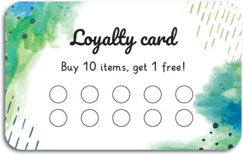 Modern Vibrance Loyalty Card