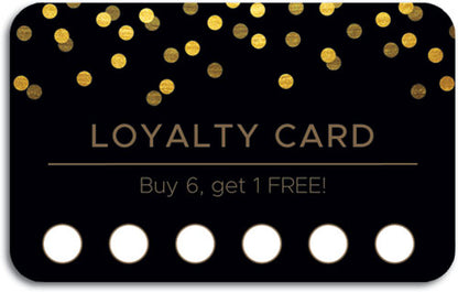 Modern Celebration Loyalty Card