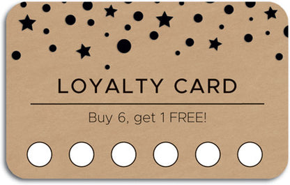 Modern Celebration Loyalty Card