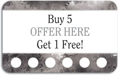 Modern Watercolor Loyalty Card