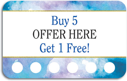 Modern Watercolor Loyalty Card