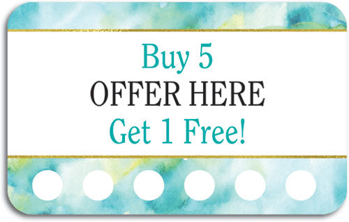Modern Watercolor Loyalty Card