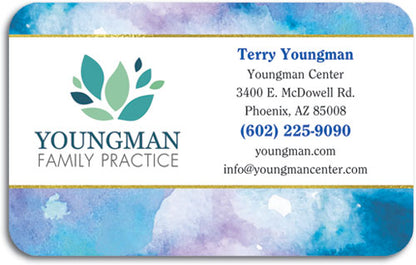 Modern Watercolor Loyalty Card
