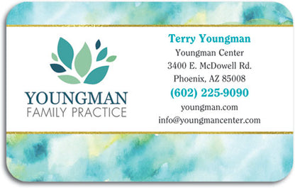 Modern Watercolor Loyalty Card