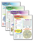 Chiropractivities Puzzle Activity Sheets (Set of 4)