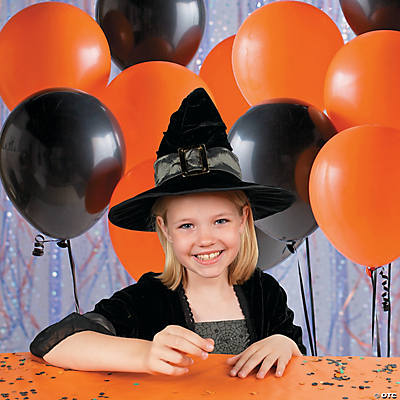 Orange & Black 11" Latex Balloon Assortment (144pk)