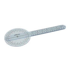 Liberty Plastic Goniometer  360DEG 10” 25CM