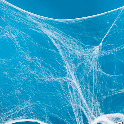 Giant Glow-in-the-Dark Spider Web Halloween Decoration