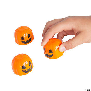 Halloween Pumpkin Pull-Back Toys (12pk)