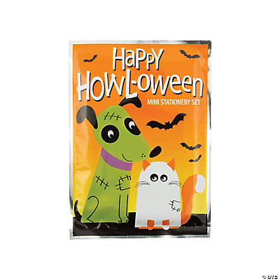 Mini Halloween Animal Stationery Sets (12pk)